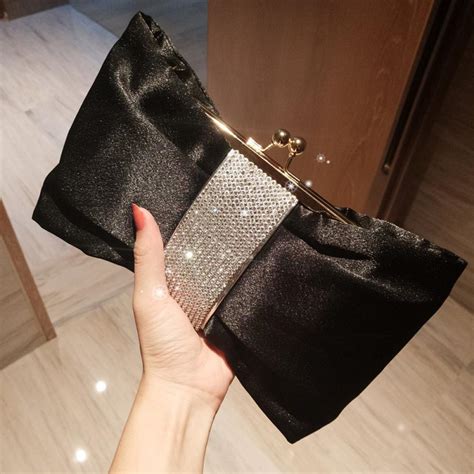 black expensive clutch evening